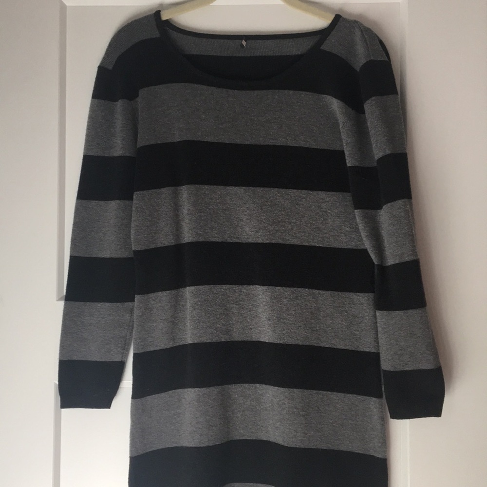 Striped Sweater Dress